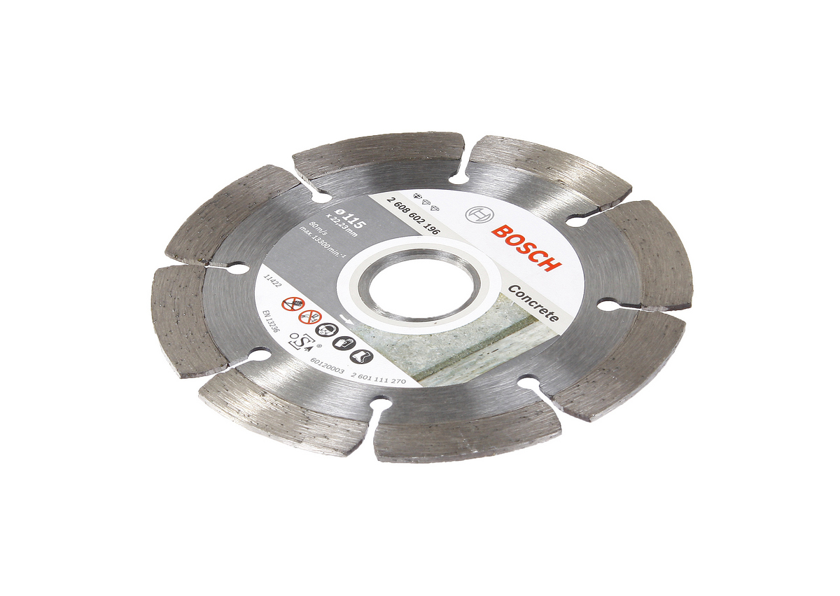 Алмазный диск отрезной сегментный 125х22.2 BOSCH универсальный