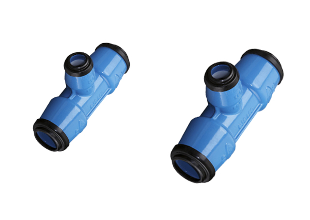 Чугунный ISO тройник PE/IG/PE 63х2 PN 16