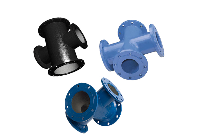 Чугунный фланцевый крест ВЧШГ 800х600