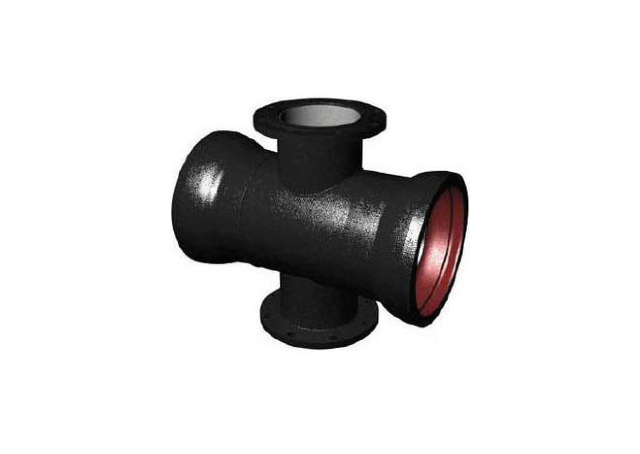 Чугунный крест раструб-фланец ВЧШГ 400х300